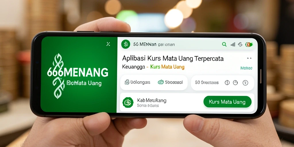 Tampilan antarmuka aplikasi Kurs Mata Uang 66MENANG yang informatif dan mudah digunakan.