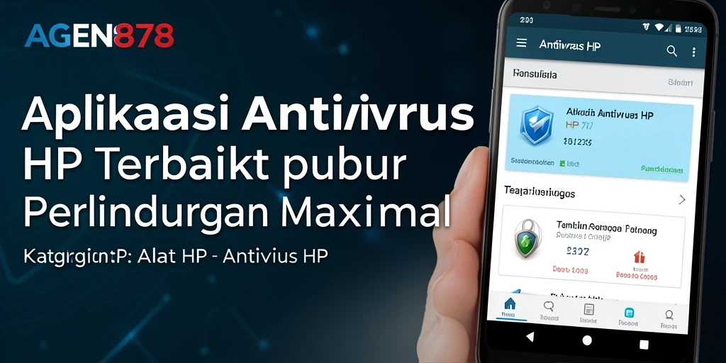 Tampilan antarmuka AGEN878 yang sederhana dan efisien untuk Antivirus HP.