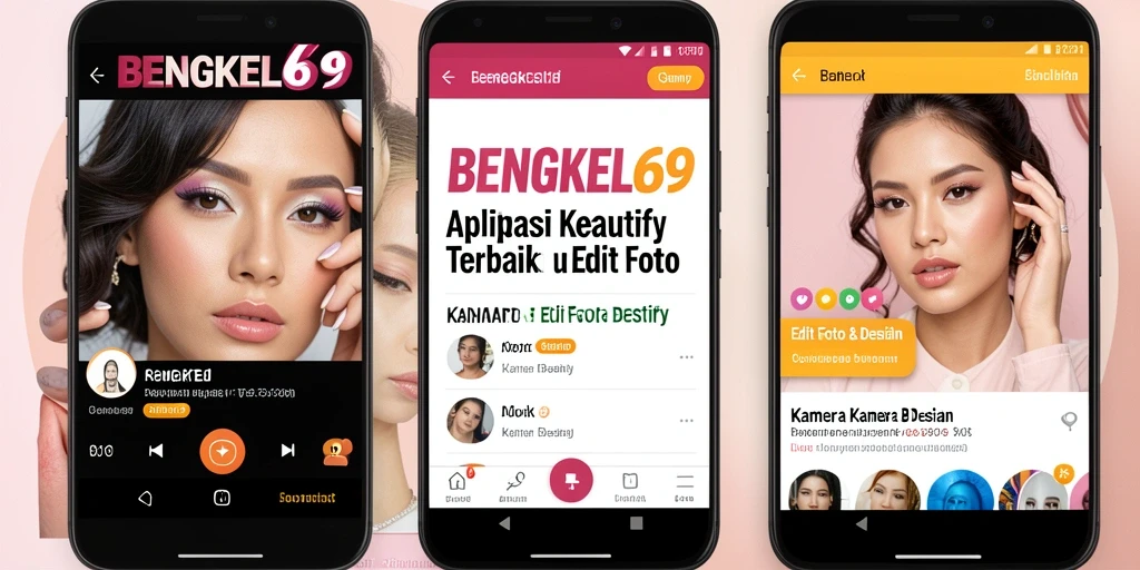 Antarmuka BENGKEL69 yang mudah digunakan untuk edit foto.