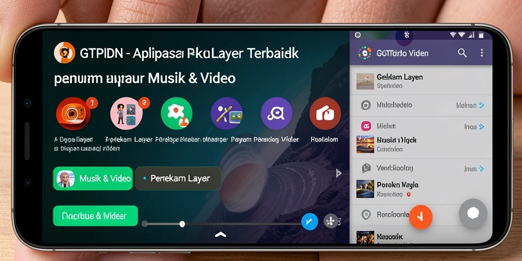 Antarmuka GTPIDN menampilkan fungsi perekam layar yang intuitif dan mudah digunakan.