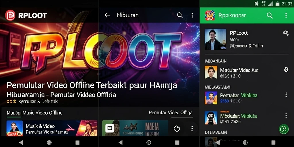 Antarmuka pengguna RPLOOT yang intuitif dan menarik.